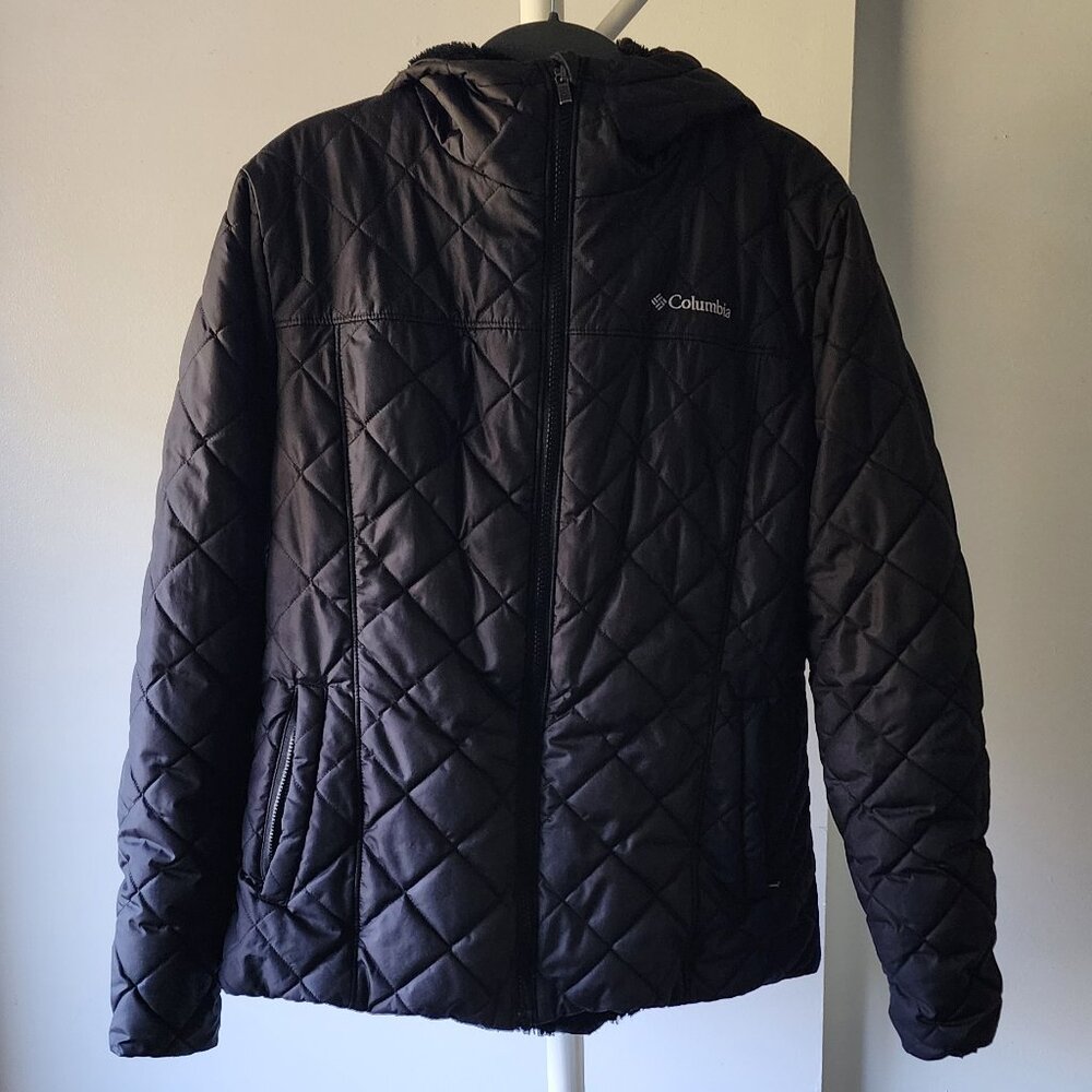 Columbia Women's Copper Crest™ Hooded Jacket - Black, Size XL